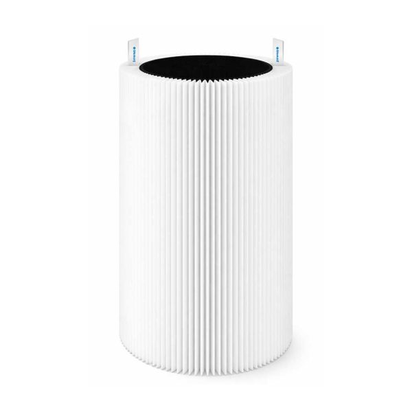 Blueair JoyS cylindrical replacement filter white pleated 360 degree filter cartridge