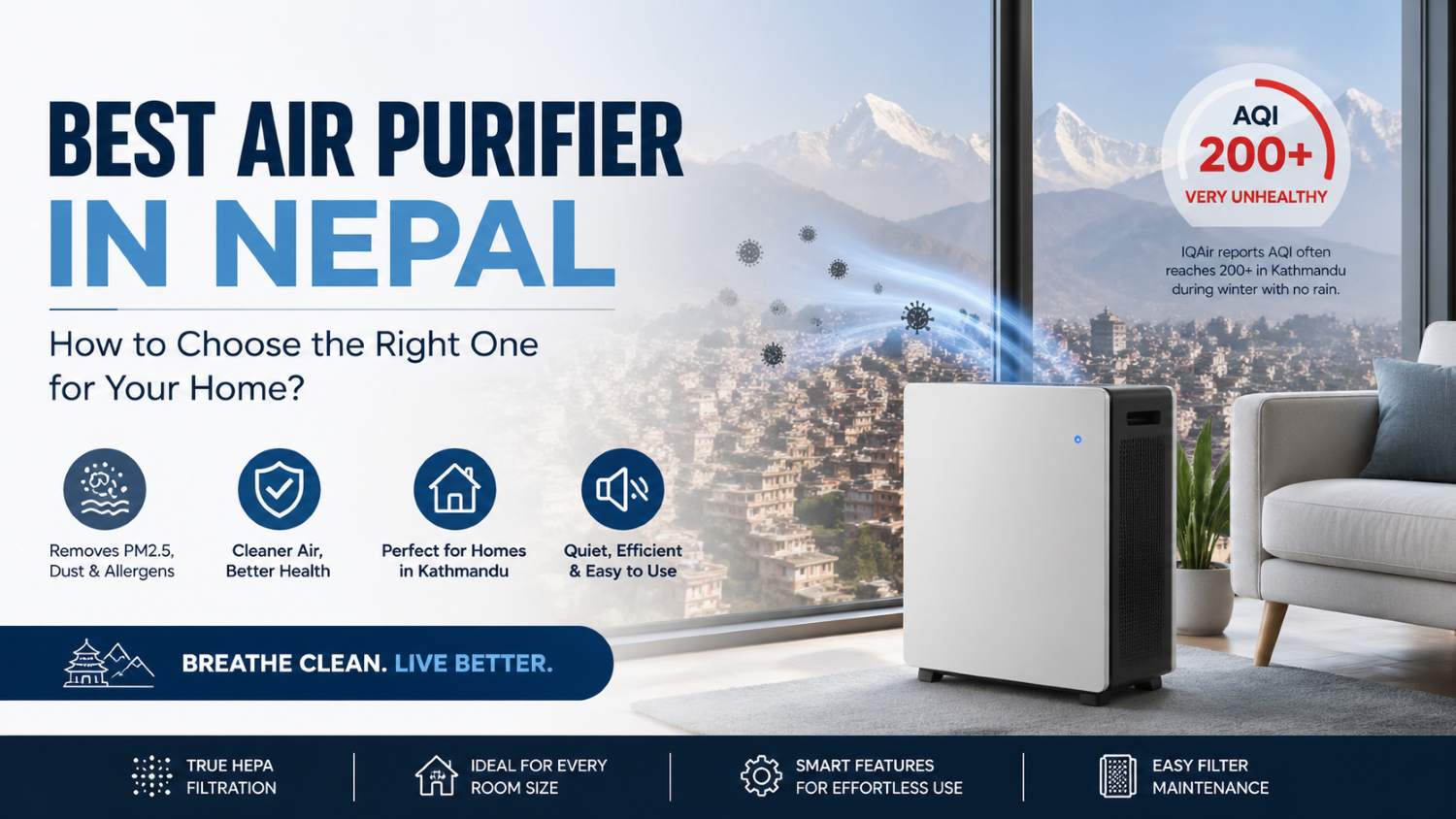 nest air purifier in nepal banner image